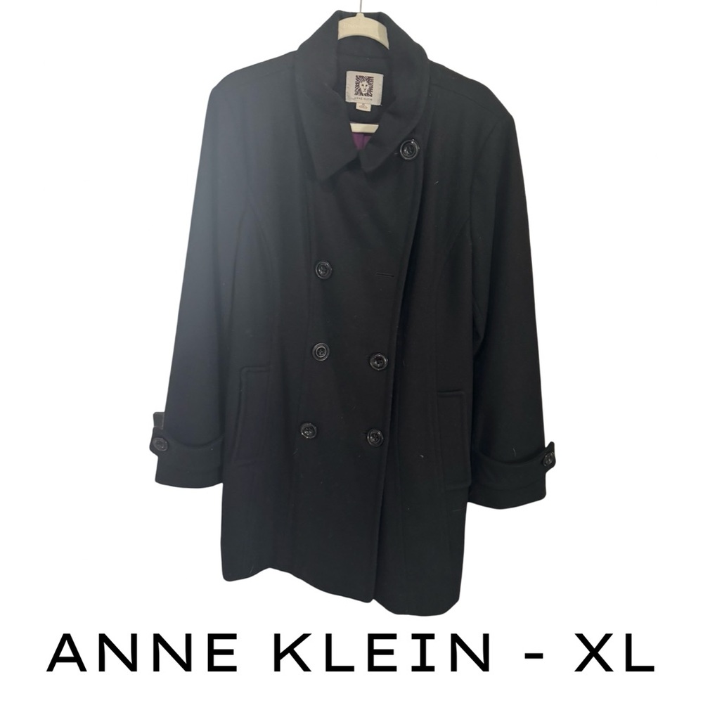 Anne‎ Klein Black Coat XL